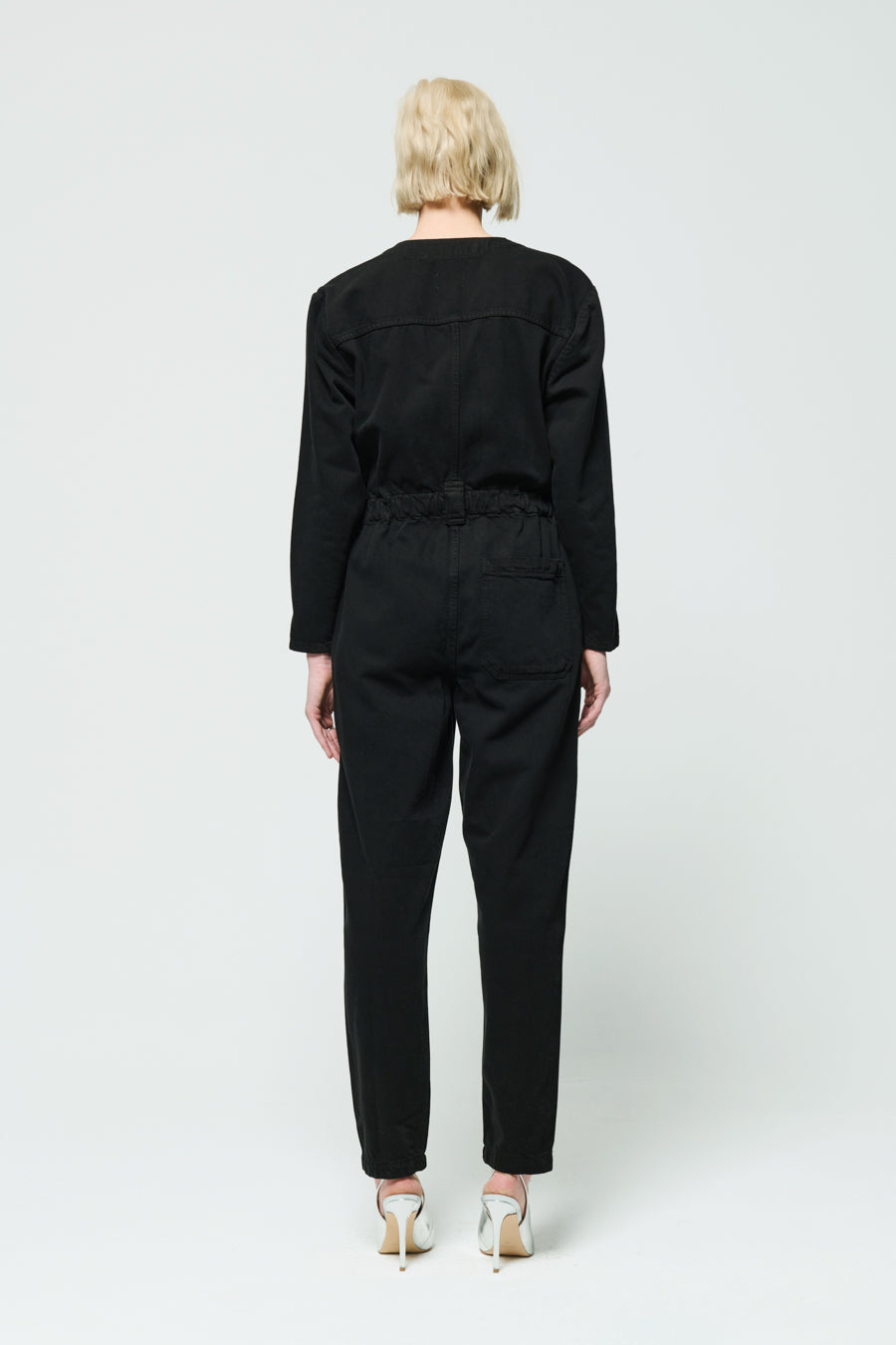 Janai Moto Jumpsuit - Black Beauty