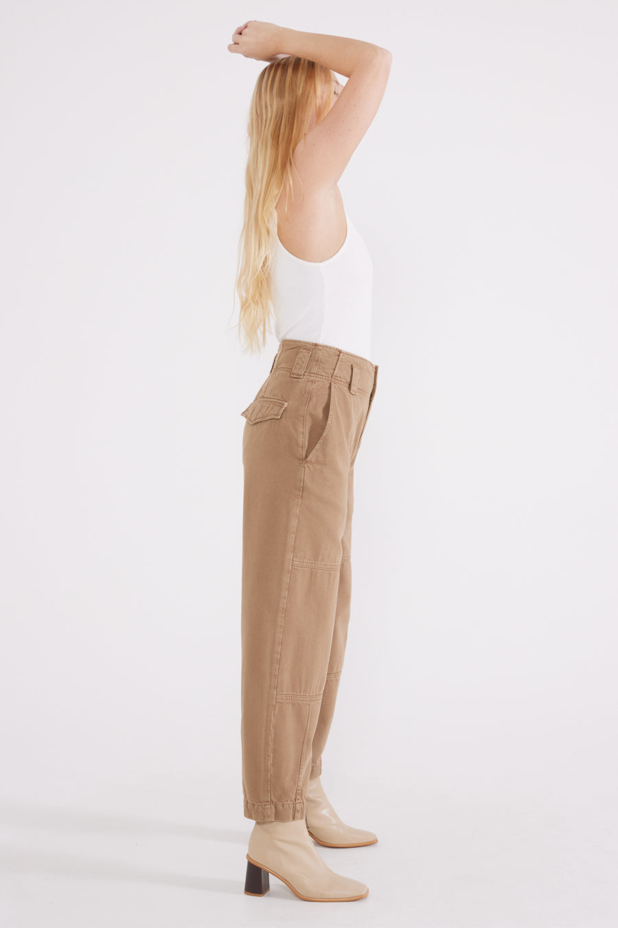 Juni Relaxed Cargo - Petrified Oak