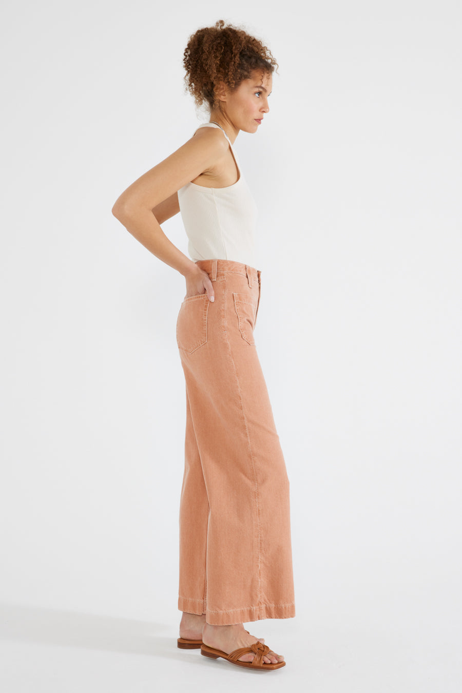 Devon Wide Leg - Canyon Clay