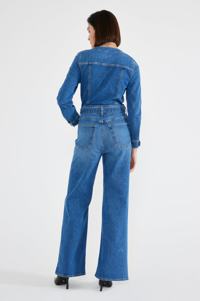 Lia Retro Jumpsuit - Super Sonic