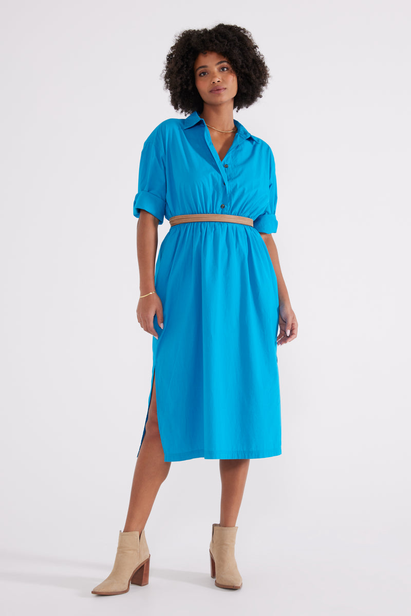 Tina Shirt Dress - Hawaiian Surf