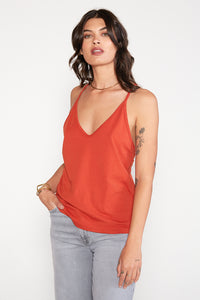 Dasha Cross Back Tank - Bossa Nova