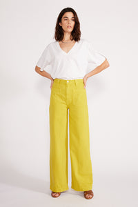 Devon Wide Leg - Antique Moss