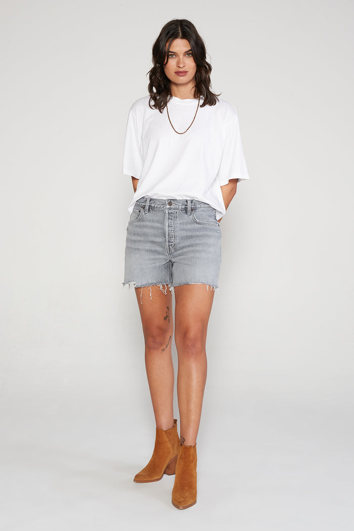 Haven Slouch Short - Moonstone
